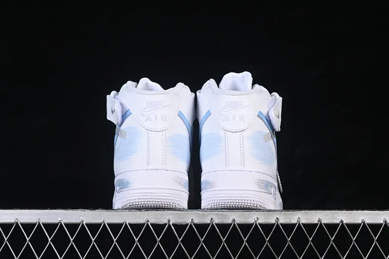 All categories Nk Air Force 1 Air Force series Nk Air Force 1 Mid Air Force mid-top Nike Air Force 1'07 Mid broken hook inkjet Air Force 1 mid-top casual sneakers ZH0316-124